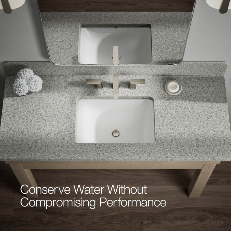 Hint Widespread Bathroom Sink Faucet, 1.2 Gpm, Brushed Nickel