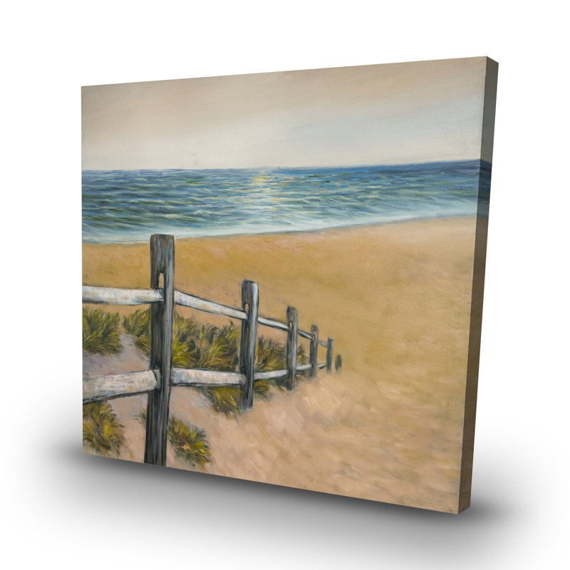 Quiet seaside - 32"x32" art on canvas