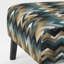Motif géométrique à chevrons harmonisés - Fauteuil d'appoint et fauteuil rembourrés-1836070357