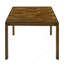 5 pièces Table de salle à manger rectangulaire en bois massif fabriqué à la main-709927191