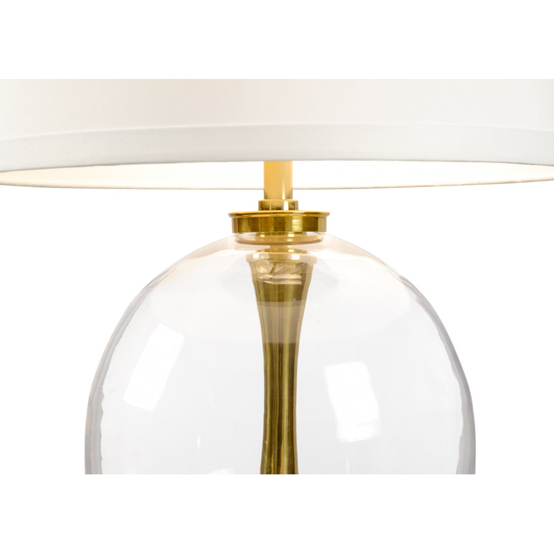 Allanah Table Lamp, Gold/Clear