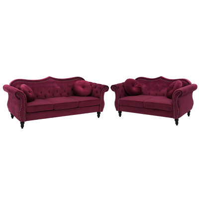 2 - Piece Velvet Living Room Set