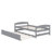 Twin Size Platform Bed With Trundle-428828437