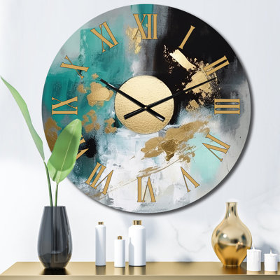 Pleine horloge murale abstraite IV