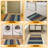 Ottohome Non-Slip Vintage Striped Area Rug For Living Room, Hallway Runner, Entryway Rug, Multicolor-629526217