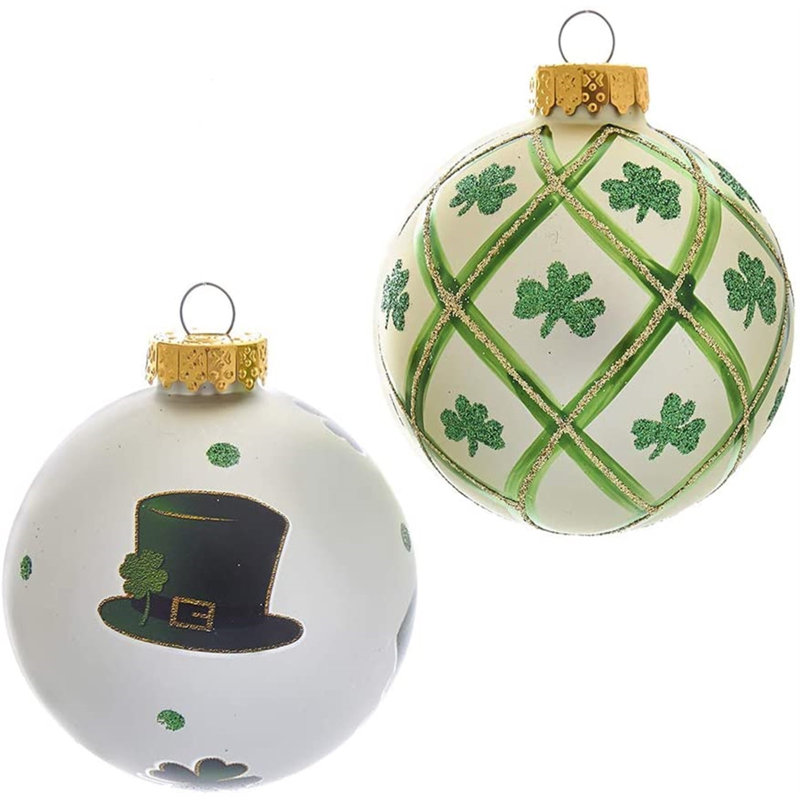 13.07'' Glass Ball Ornament