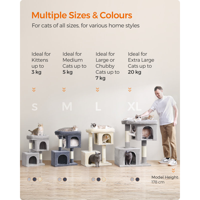 67 cm H Cat Tree / Condo, Beige