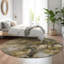 Tapis taupe Cerrito lavable à la machine de qualité supérieure-105698163
