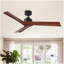 Ventilateur de plafond 52 po noir Lowe