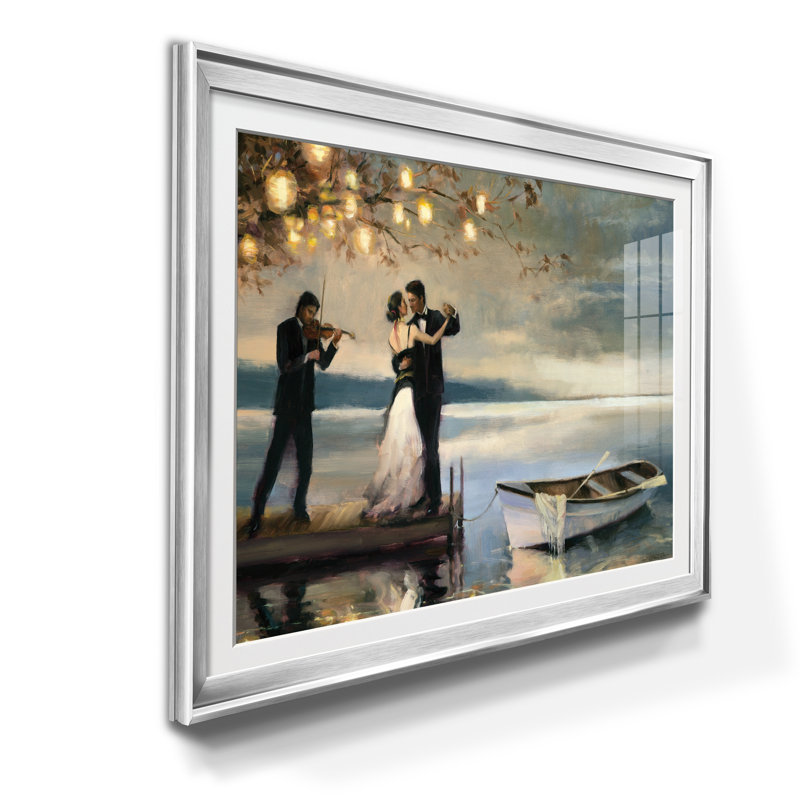 «Twilight Romance», reproduction d'art encadrée, Argent, H 22,5 po x l 30,5 po x P 1,5 po