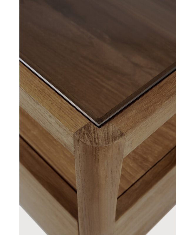 Spindle 1 - Drawer Solid Wood Nightstand