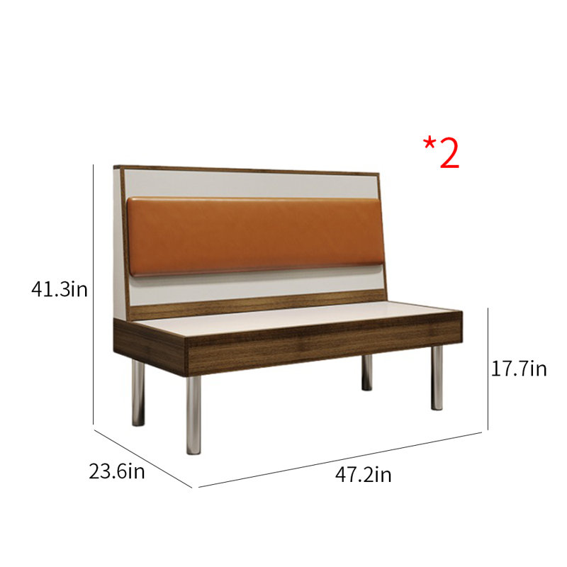 Banc rembourré en similicuir