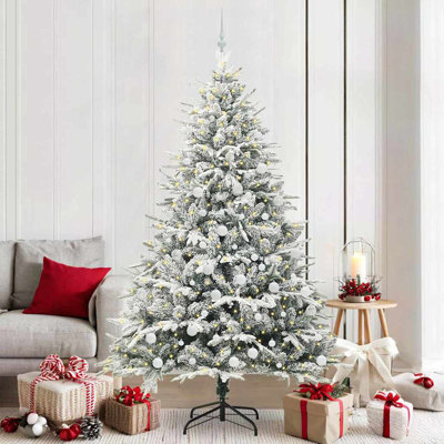 Artificial Pre-lit Christmas Tree with Ball Set