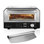 Culinary Chef Indoor Pizza Oven, Temperature Control, Bonus Artisanal Cutter, Removable Stone, SS