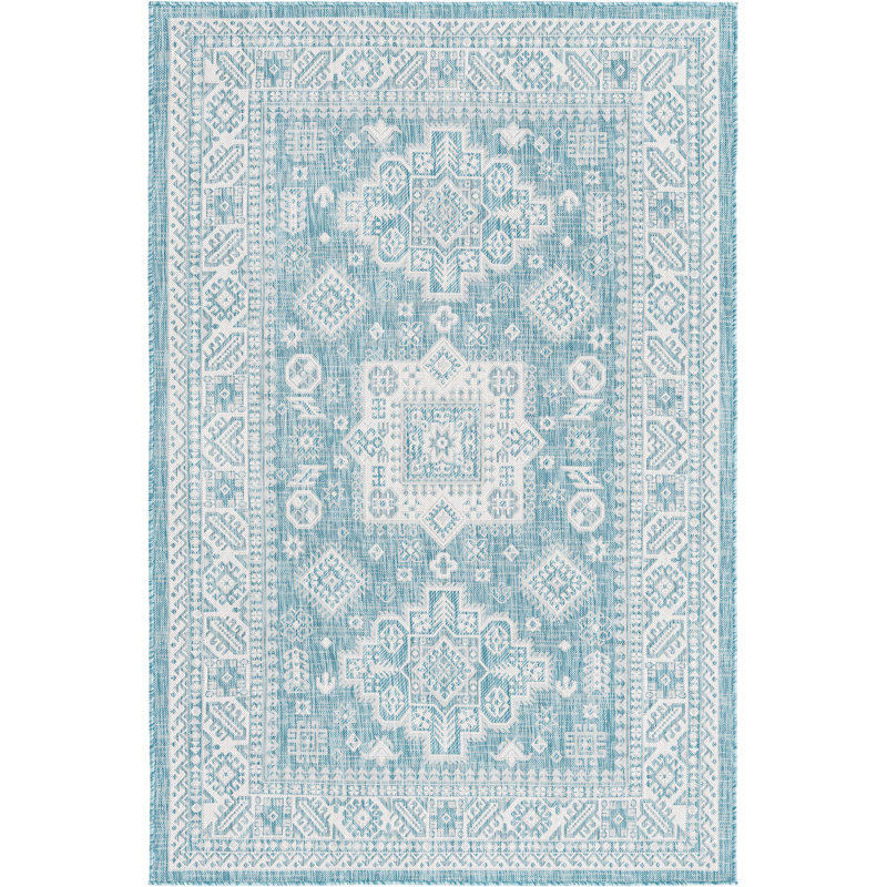 Tapis d'extérieur couleur bleu