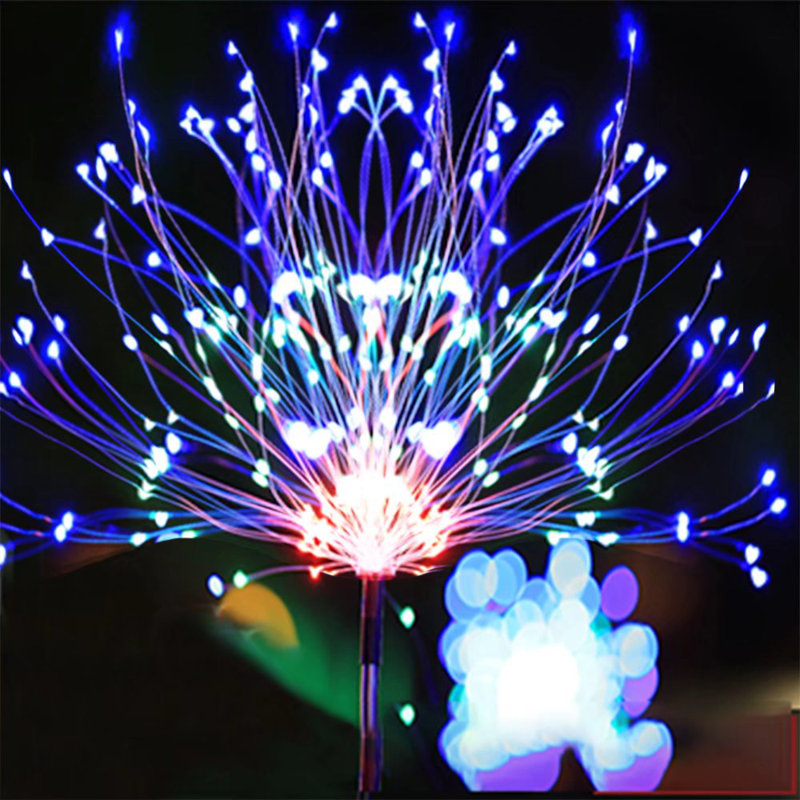 150 lumières à DEL 8 lumières de décoration de jardin pour l'extérieur, Multicolore