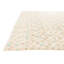 Tapis carré ivoire Outen