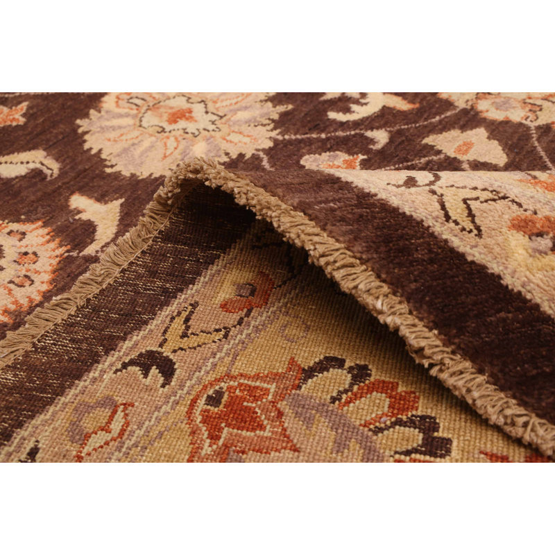 Tapis brun foncé Chobi Finest 9 pi 0 po x 9 pi 2 po