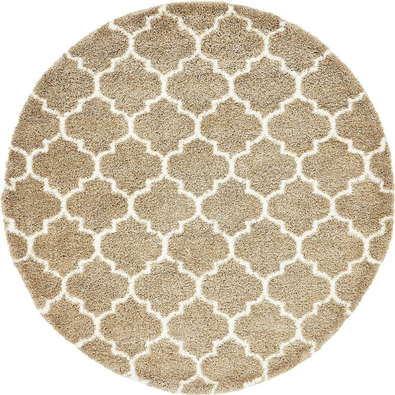 Walsenburg Oriental Indoor Rug, Round 8'