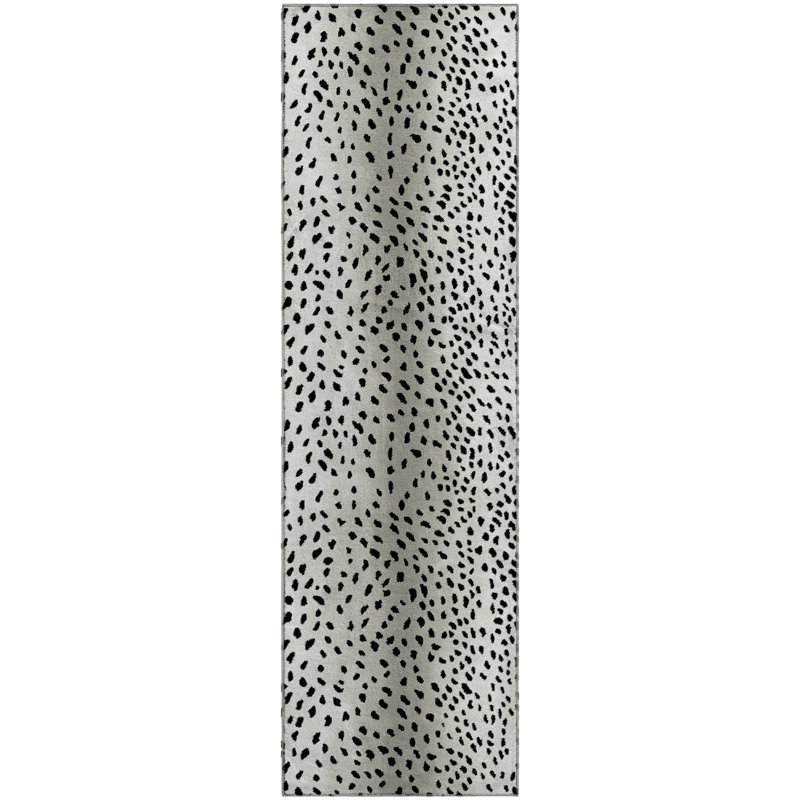 Premium Machine Washable Merilou AMF44 Pearl Rug, Runner 2'3" x 7'6"