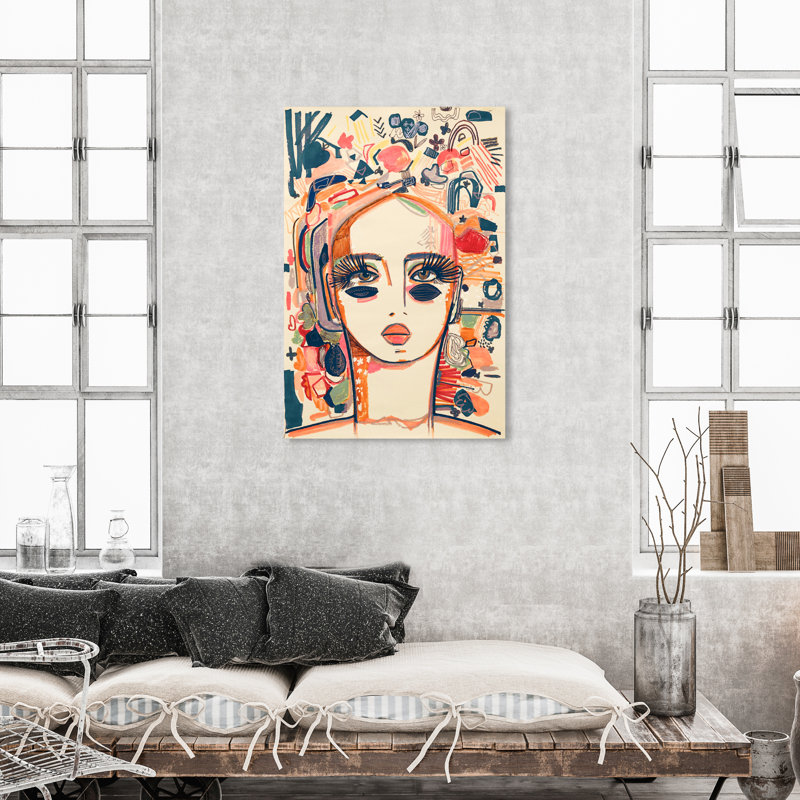 «In Love with Morning Coco», reproduction d'art sur toile tendue, H 30 po x l 45 po