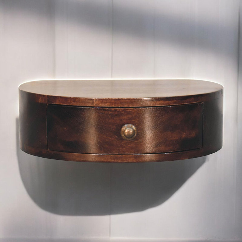 Gannett 101.6cm W Solid Wood Bedside Table