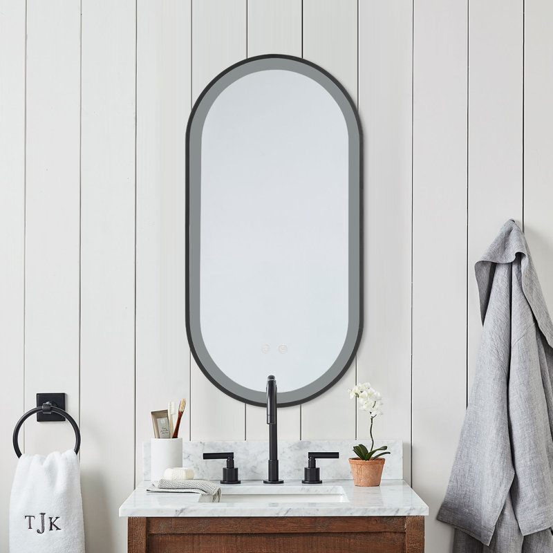 Ashyria Metal Oval Mirror