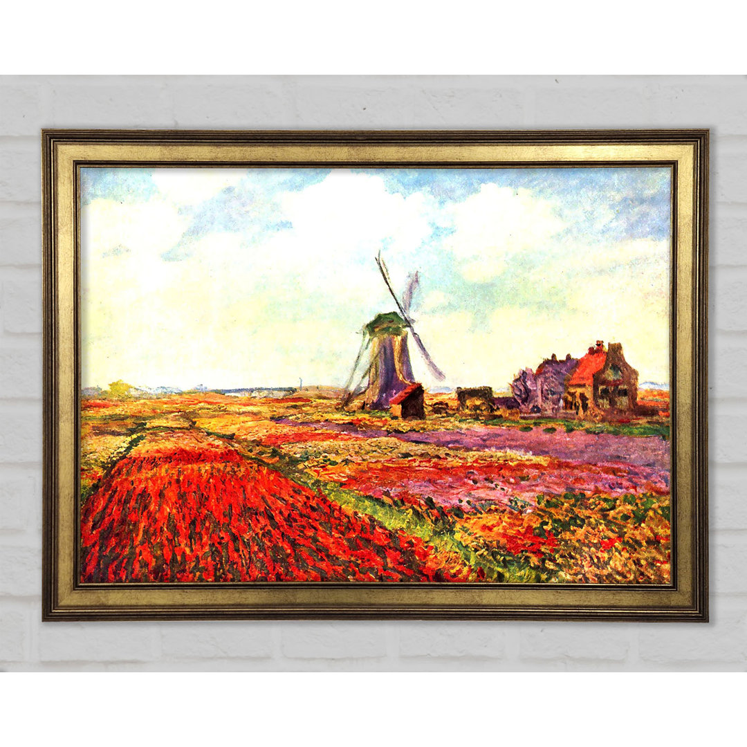 Gerahmtes Leinwandbild Tulips Of Holland von Claude Monet