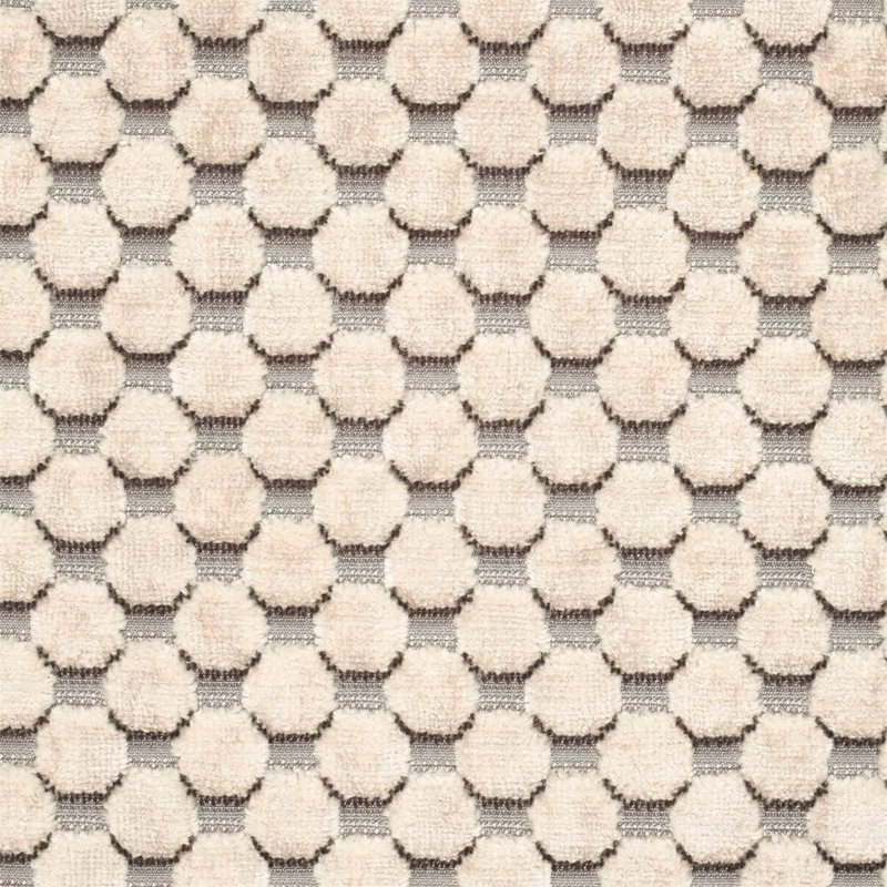 Tespi Spot Fabric, Silver/Pearl