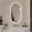Miroir intelligent antibuée à écran tactile à DEL pour salles de bain modernes et salons de coiffure-1634689147