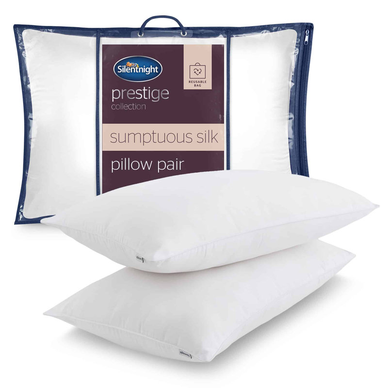 Silentnight Prestige Collection Sumptuous Silk Pillow Pair
