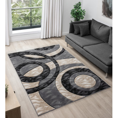 Heriberto Collection Abstract Geometric Area Rug
