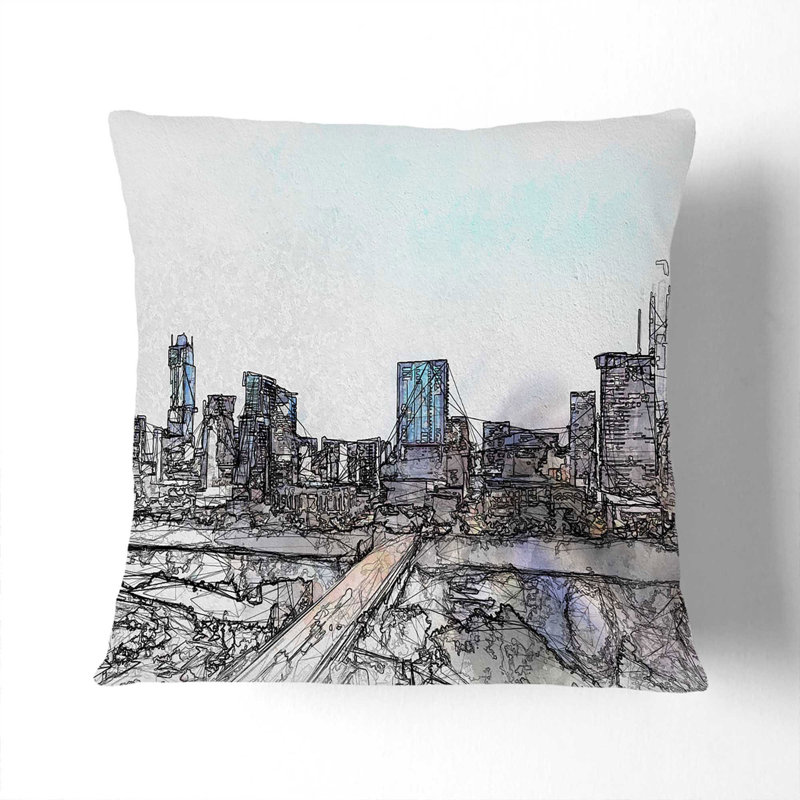Square Cushion, White, 55 x 55 cm