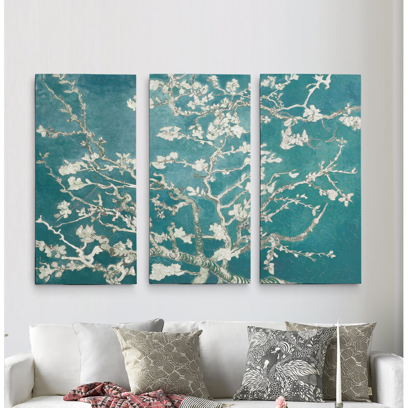 «A Premium», ensemble de 3 reproductions d'art sur toiles, H 32 po x l 48 po x P 1,5 po