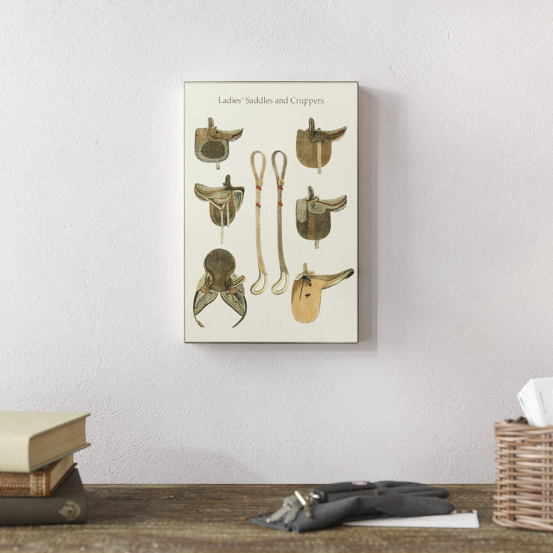 " Ladies Saddles " by Vision Studio, 12" H x 8" W