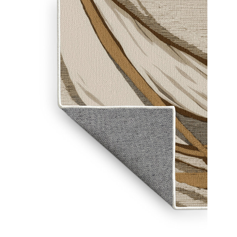 Washable Canvas sails Nautical Area Rug, Rectangle 6' x 9'