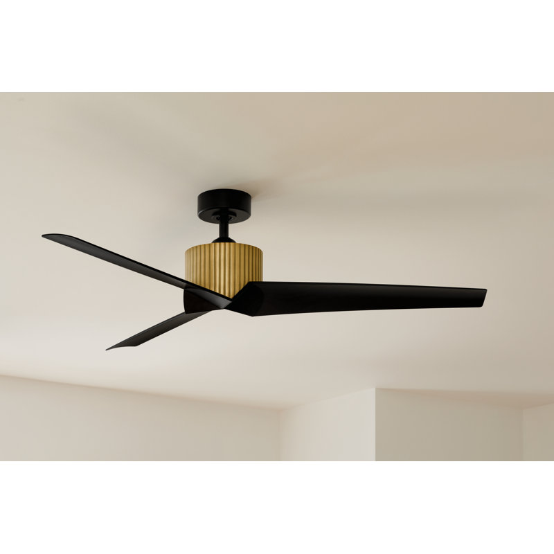 Almere 56'' Ceiling Fan, Brushed Natural Brass