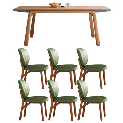 Modern Simple Cherry Wood Rectangular Large Table