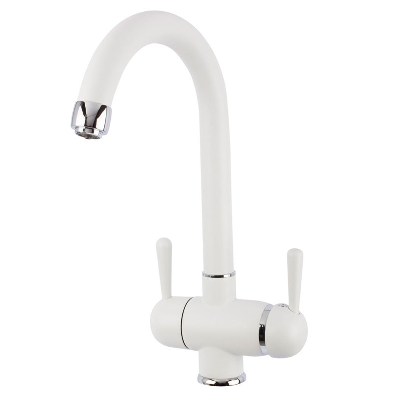Pardenia 3-Way Tap (Triflow Filter Tap), White