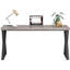 Bureau d'écriture moderne de 55 po avec pieds en métal en forme de Z-631126788