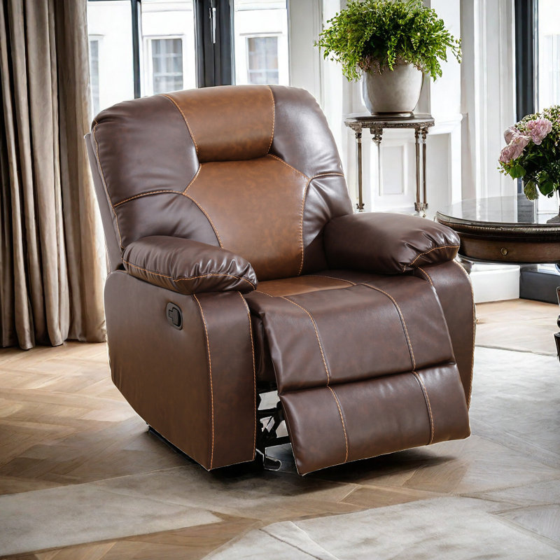 Faux Leather Home Theater Seat