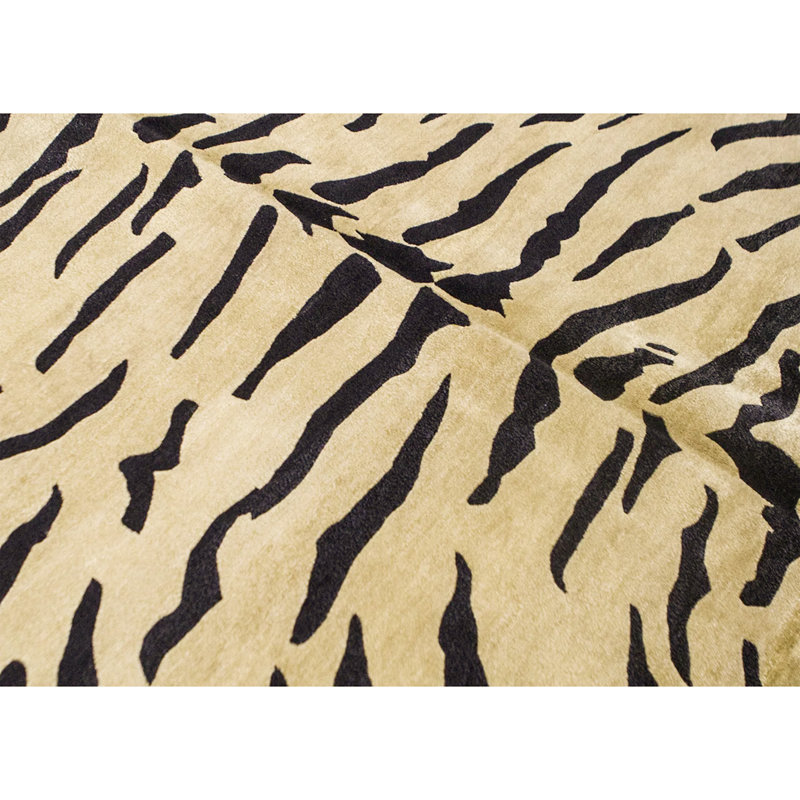 Himalayan Art 2000 Handmade Wool Animal Print Area Rug