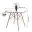 Round Glass Top Dining Table