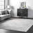 Tyner Trellis Vintage Style Power Loom Performance Gray Rug-1612428848