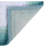 Benine Premium 100% Cotton 1615 GSM 3-Piece Bath Rug Set, OEKO-TEX® Certified, Non-Slip Spray Latex Backing, Plush Tufted Ombre Bath Mats, Super Absorbent, Machine Washable, Turquoise-838390296-806366442