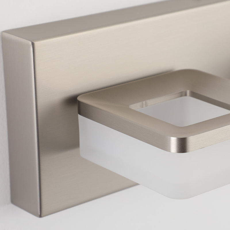 Rahmone LED Bathroom Vanity Light, High Transmittance and Dimmable with 270° Rotatable Head, Nickel, 5 Lights