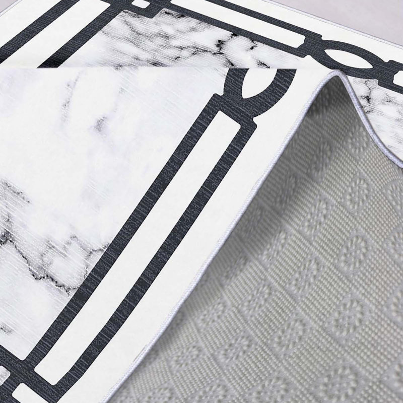 Tapis de qualité supérieure imprimé en 3D, 5,2 x 7,5 pieds, 100% polyester, 650 g / m² | Antibactérien, envers antidérapant en PVC, lavable à la machine | Idéal pour le salon, la chambre à coucher et la maison, hauteur des poils doux: 0,3 po