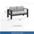 2-seat Outdoor Sofa with Cushions-129512437-129512439