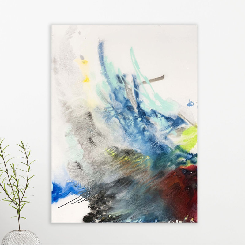 «Burn» par John Beard, reproduction d'art sur toile tendue, H 24 po x l 20 po x P 1 po, Toile tendue