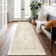 Medallion Non Slip Washable Rug(Cream)